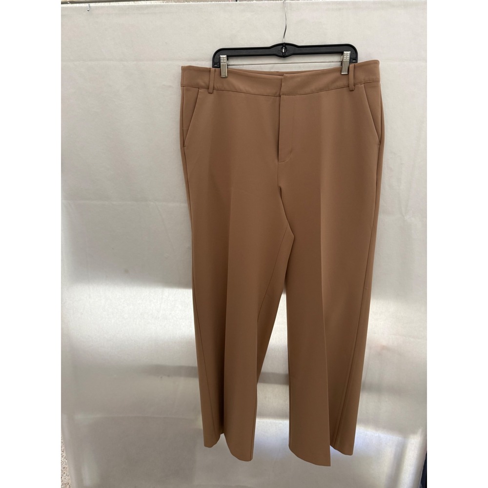 Eloquii Kady Women Fit Camel Tan Dress Pants Trousers Plus Size 16 Style